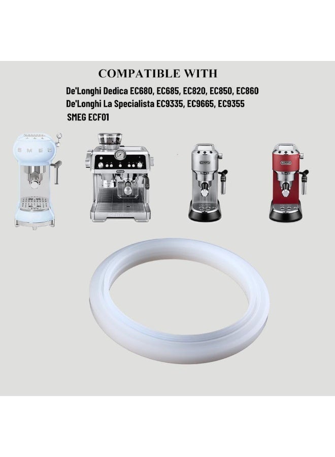 ربلة حلقة سيلكون عالي الجودة بديلة متوافقة مع الة القهوة من ديلونجي ديديكا  , EC680 , EC685 , EC9335M , EC9355M , EC9665M , EC860 EC850 , EC820 , - Image 2